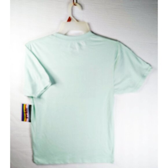 Pride Shirt Rainbow Love Flag Medium Unisex Green Short Sleeve Tee - Picture 5 of 8